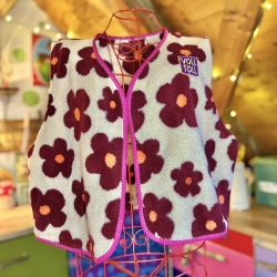 Teddyweste kurz Größe L Oversize