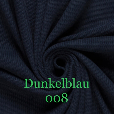 Strickstoff | HEAVY KNIT STOFF | KABELSTOFF | Dunkelblau