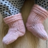 Babysocken - handgestrickt - 0-2 Monate