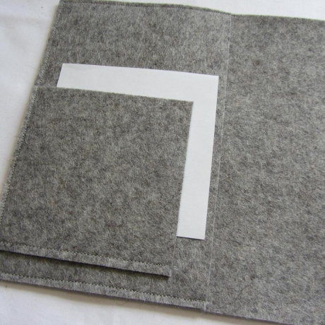 Mutterpass-Hülle aus 100% Wollfilz