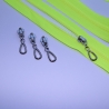 Reißverschluss 3mm neongelb & Zipper silber gold schwarzsilber