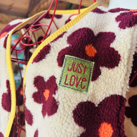 Teddyweste kurz Größe L Oversize