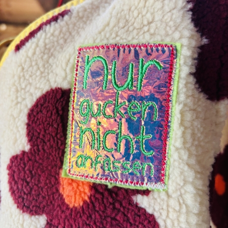 Teddyweste lang Größe L Oversize