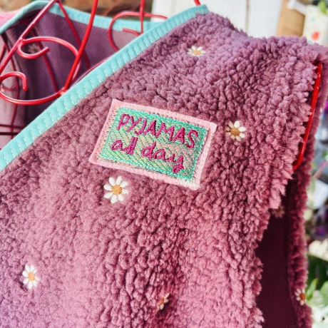 Teddyweste kurz Größe L Oversize