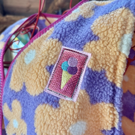 Teddyweste kurz Größe L Oversize