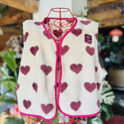 Teddyweste kurz Größe L Oversize