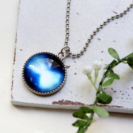 Galaxie • Kette silber | Halsschmuck | Geschenkidee