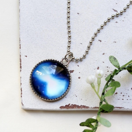 Galaxie • Kette silber | Halsschmuck | Geschenkidee