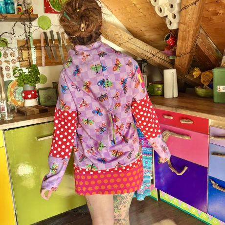 Langer Kapuhzenpulli Größe 40