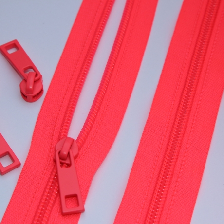 Reißverschluss 5mm neonfuchsia + Zipper neon-fuchsia