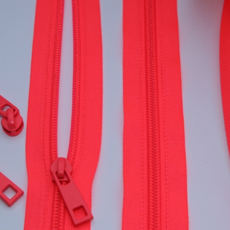Reißverschluss 5mm neonfuchsia + Zipper neon-fuchsia