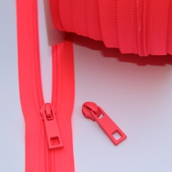 Reißverschluss 5mm neonfuchsia + Zipper neon-fuchsia