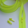 Reißverschluss 3mm neongelb + Zipper neon-gelb