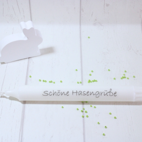 Osterdeko * Osterkerze * Gastgeschenk * Geschenkidee * Osterhase