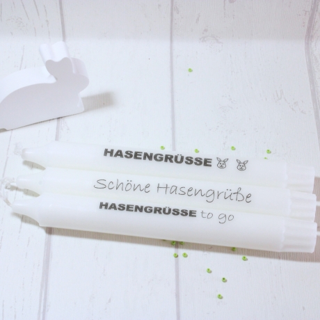 Osterdeko * Osterkerze * Gastgeschenk * Geschenkidee * Osterhase