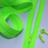 Reißverschluss 3mm neongrün HELLER TON + Zipper neon-grün