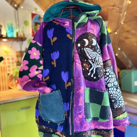 Teddy Sweatjacke Größe XL