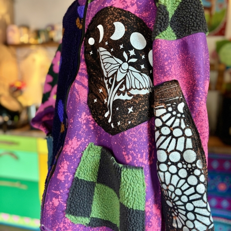 Teddy Sweatjacke Größe XL