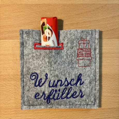 Bestickte Wunscherfüller aus Filz