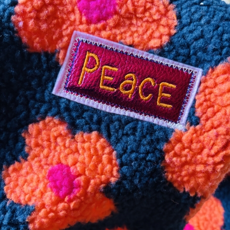 Teddyweste Größe L Oversize lang 