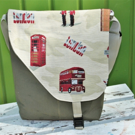 Umhängetasche Damen/London/Messenger bag/Schultertasche/canvas