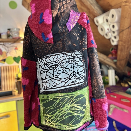 Teddy Sweatjacke Größe M