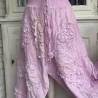 Hosenrock Größe 38 bis 54 Rosa handgefärbt neu handgefertigt