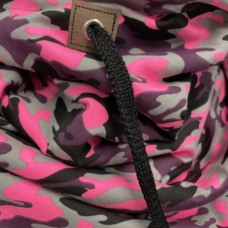 Loop mit Tunnelzug Schal Schlauchschal camoflage flecktarn