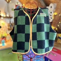 Teddyweste kurz Größe L Oversize