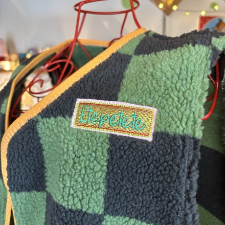 Teddyweste kurz Größe L Oversize