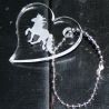 Schlüsselanhänger Islandpferd HERZ aus Acrylglas