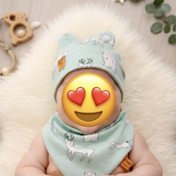 Waldzauber Baby Set Mütze und Halstuch | Gr. 56–68