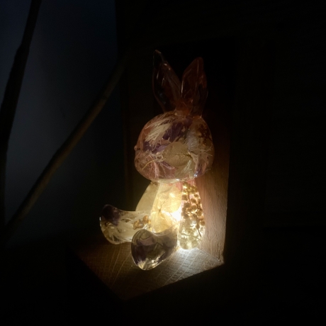 Zuckersüßes Häschen- Nachtlicht Hase Schlummerlicht