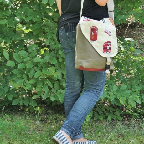 Umhängetasche Damen/London/Messenger bag/Schultertasche/canvas