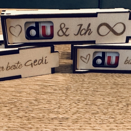 Personalisierte Duplo Geschenkbox|Holzbox mit Gravur