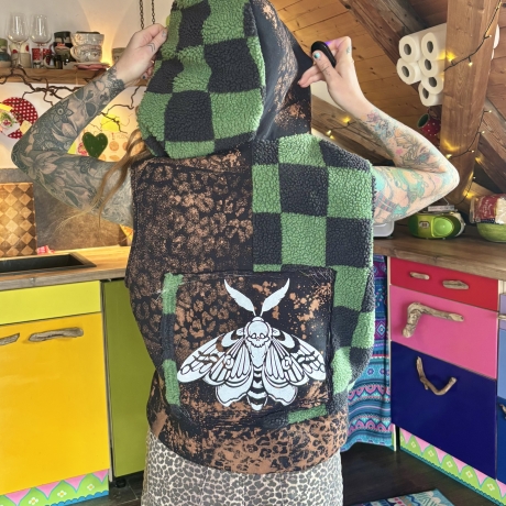 Teddy Sweatweste Größe L