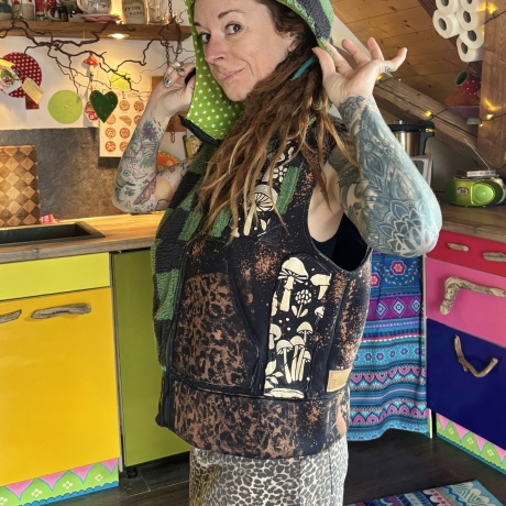 Teddy Sweatweste Größe L