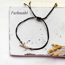 Love • Armband Makramee | Armschmuck | Wunschfarbe