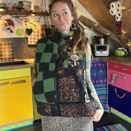 Teddy Sweatweste Größe L