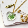 Flower Heart • Kette gold | Halskette Blume | Blütenschmuck