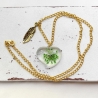 Flower Heart • Kette gold | Halskette Blume | Blütenschmuck