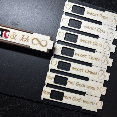 Personalisierte Duplo Geschenkbox|Holzbox mit Gravur