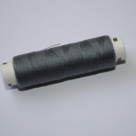 2x Nähgarn dunkelgrau 100 m - Polyester grau