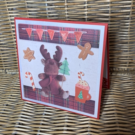 Weihnachtsgrüße - tierisch lustiger Elch