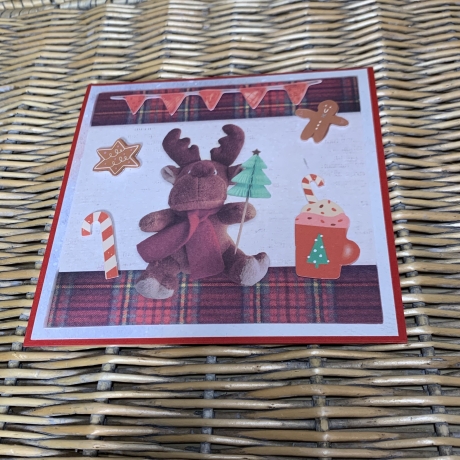 Weihnachtsgrüße - tierisch lustiger Elch