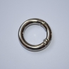 Rundkarabiner silber 29mm / 18mm Taschenring Ring-Karabiner