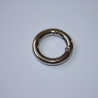 Rundkarabiner silber 29mm / 18mm Taschenring Ring-Karabiner