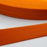 Rest 1,20 + 1,25m Sicherheitsgurtband 25 mm orange Gurtband