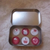 Magnete Erdbeere Cupcake Herz Blume Patisserie