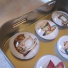 6er Set Cabochon Magnete Katzen Tee Kaffee Chats